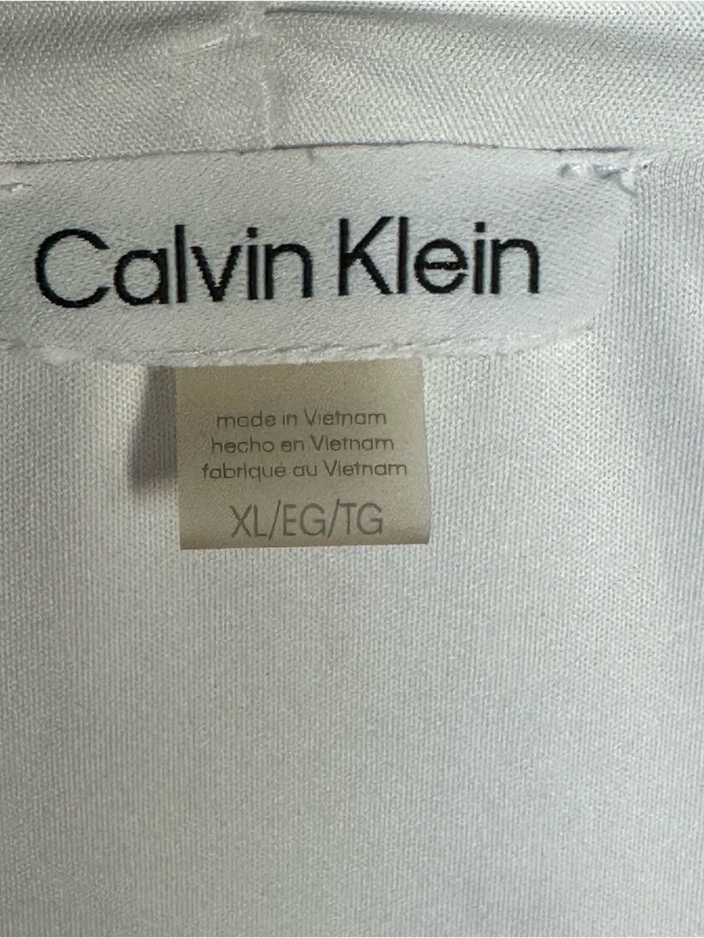 Calvin Klein Women’s Shirt Size XL Blush Pink Draped Sleeveless Wrap-Style - Picture 2 of 7